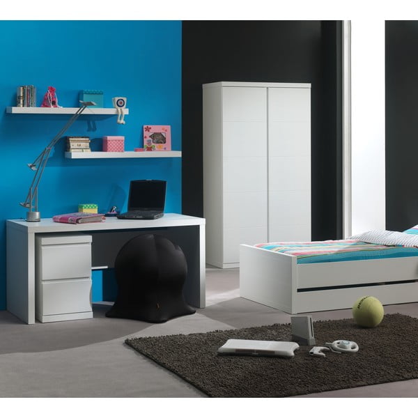 Bijeli radni stol Vipack Lara, dužine 70 cm-image-1