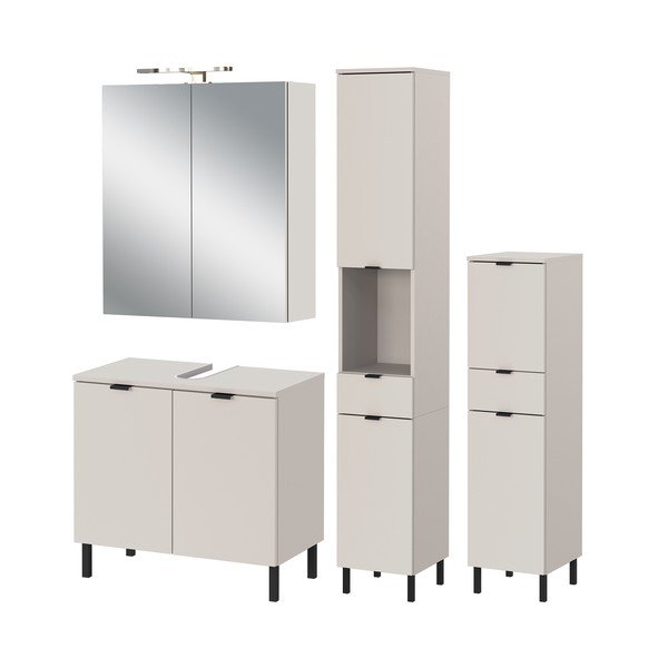 Krem set namještaja za kupaonicu Arcena – Germania