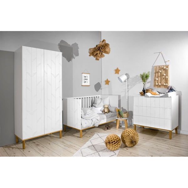 Bijela dječja komoda BELLAMY Toteme Botanic-image-4