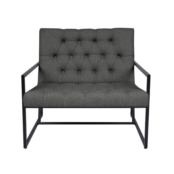 Tamno siva fotelja Mazzini Sofas Aster-image-2