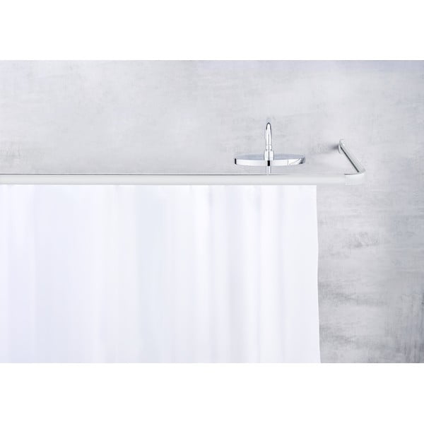 Šipka za zavjesu za tuš u sjajno srebrnoj boji Era – Wenko-image-1