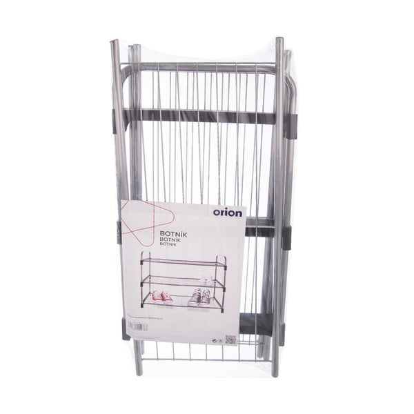 Metalni stalak za cipele srebrne boje - Orion-image-3