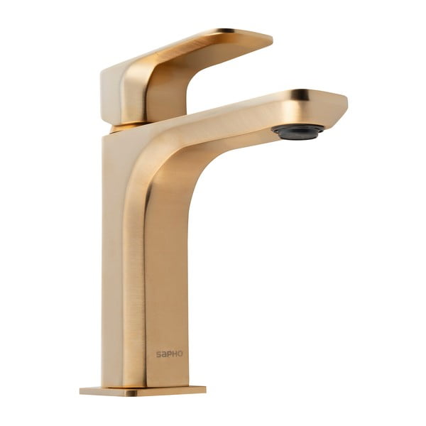 Stojeća slavina za umivaonik u zlatnoj boji Spy – Sapho-image-2