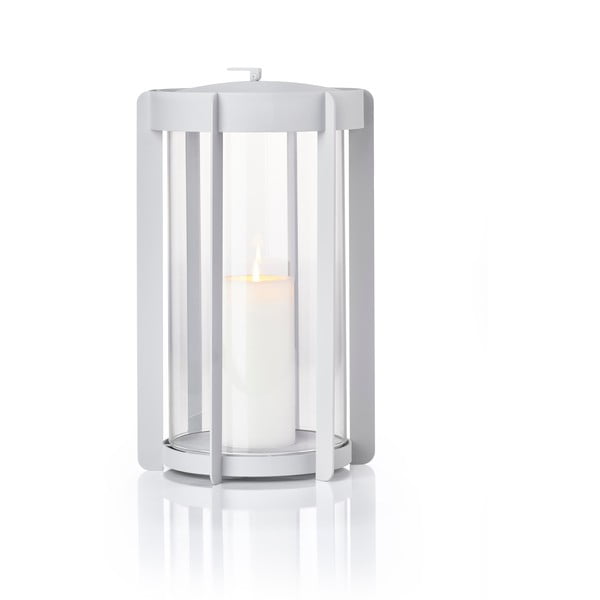 Svijetlo siva LED lanterna s USB (visina 35 cm) Firefly – Zone-image-3