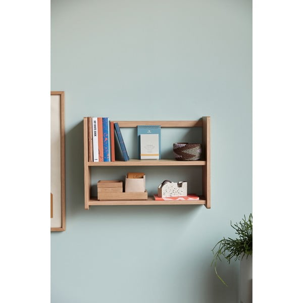 Polica s više razina u dekoru hrasta u prirodnoj boji 60 cm Nomad – Hübsch-image-2