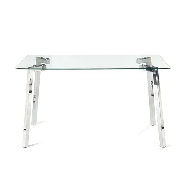 Blagovaonski stol sa staklenom pločom stola 80x140 cm Kirk – Tomasucci