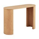 Pomoćni stol u dekoru hrasta u prirodnoj boji 38x114 cm Bibione – House Nordic