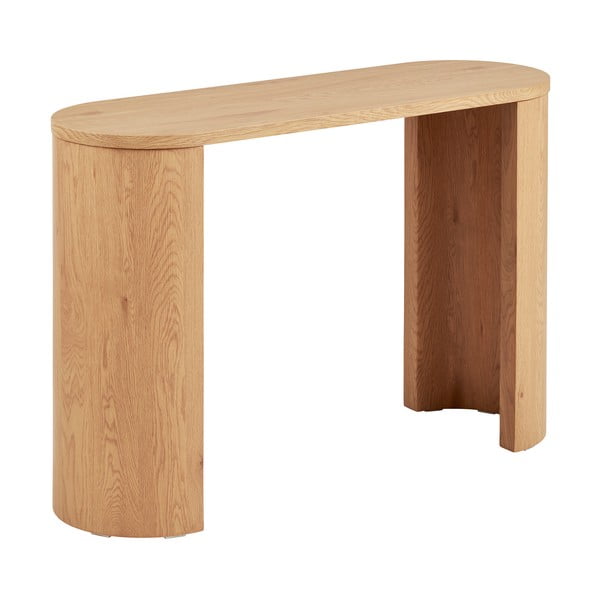Pomoćni stol u dekoru hrasta u prirodnoj boji 38x114 cm Bibione – House Nordic