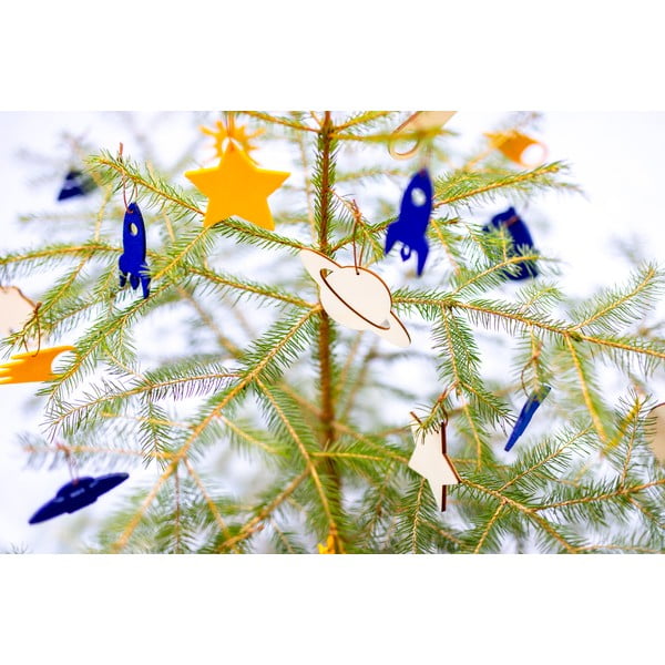 Set od 8 drvenih božićnih ukrasa Spira Medium-image-4