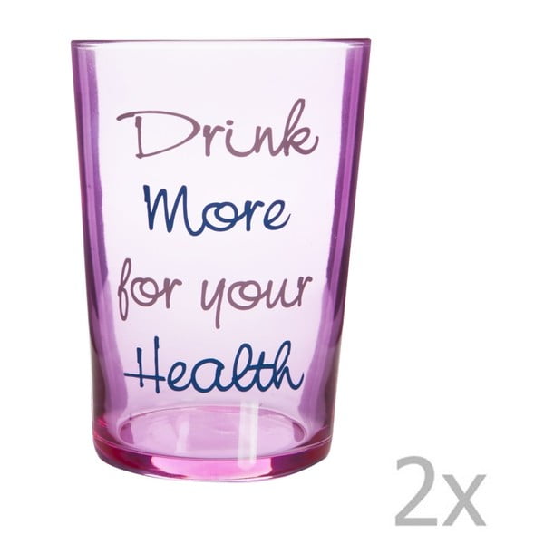 Set od 2 čaše Drink More