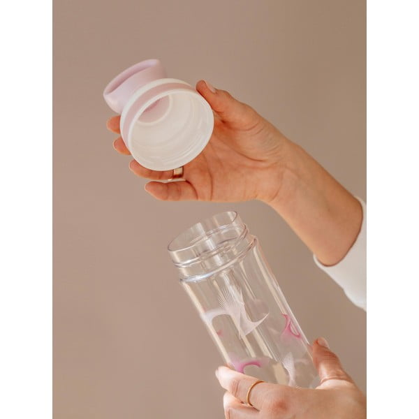 Ljubičasto-bijela boca za vodu Equa Flow Wave, 800 ml-image-2