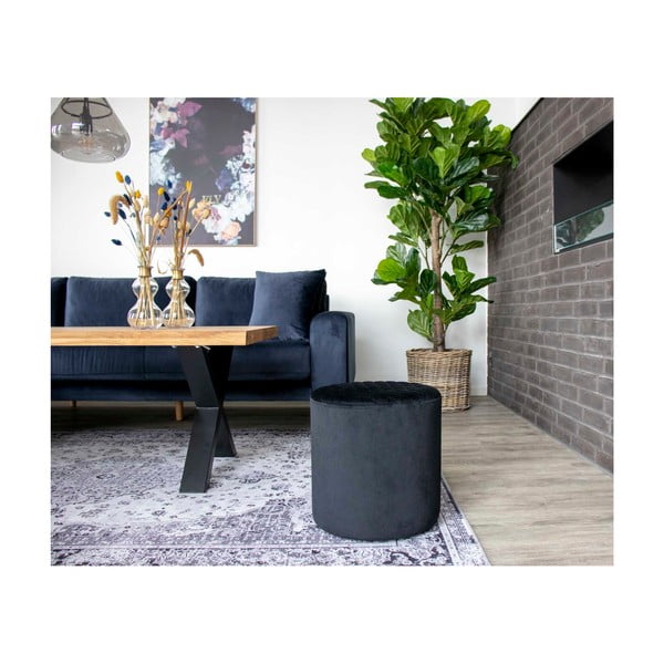 Crni tabure House Nordic Ejby, ø 34 cm-image-2