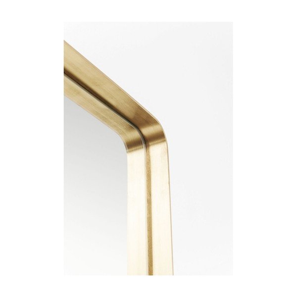 Ogledalo s okvirom u boji mesinga Kare Design Rectangular, 200 x 70 cm-image-4