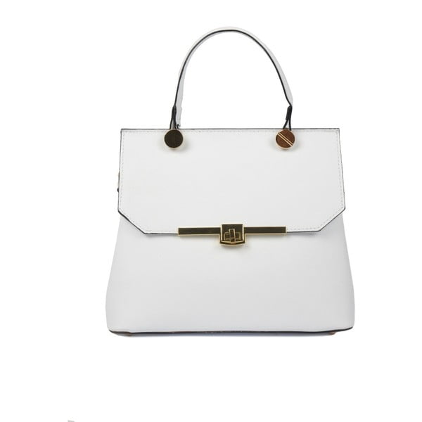 Bijela kožna torbica Luise Vannini Alessia