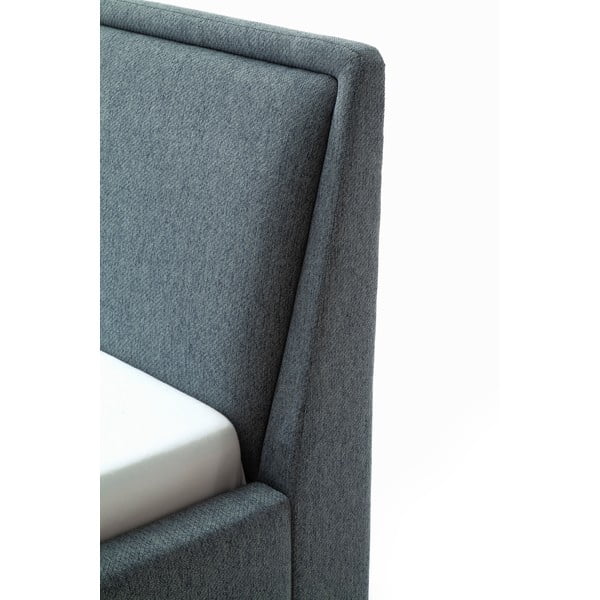 Zeleni/plavi tapecirani bračni krevet bez podnice 160x200 cm Frieda – Meise Möbel-image-4