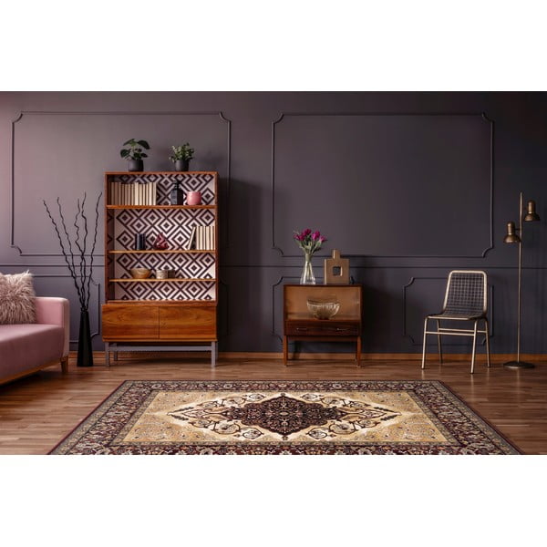 Crveni vuneni tepih 133x180 cm Audrey – Agnella-image-1