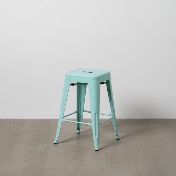 Tirkizne metalne barske stolice u setu 2 kom (visine sjedala 61 cm) – Ixia-image-1
