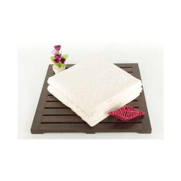 Set od 2 ručnika Kalp Ecro, 50x90 cm