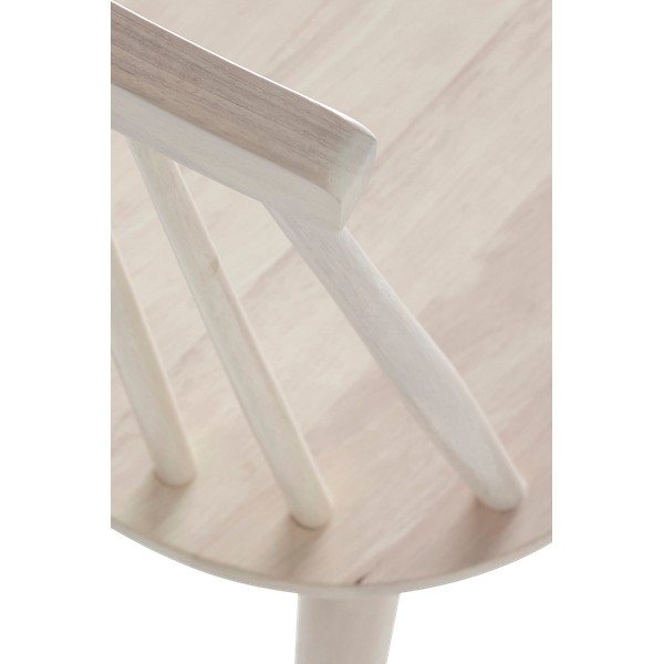 Barske stolice u setu 2 kom od masivnog kaučuka u svijetloj prirodnoj boji (visine sjedala 45 cm) Jolina – Ellos Home-image-4