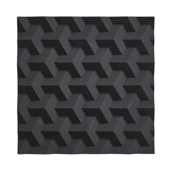 Crni silikonski jastučić ispod vrućih lonaca Zone Origami Fold