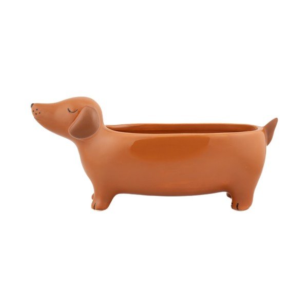 Keramička ukrasna tegla za cvijeće Sausage Dog – Sass & Belle-image-3