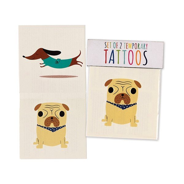 Set od 2 privremene tetovaže s motivom Rex London Red Dogs-image-1
