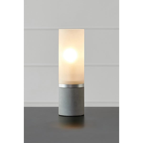 Bijelo-siva betonska stolna lampa (visina 30 cm) Molo - Markslöjd-image-1