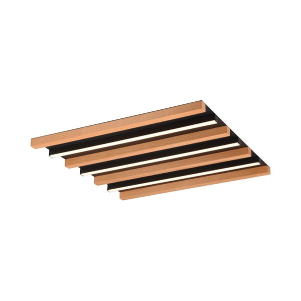 Crna/u prirodnoj boji LED stropna svjetiljka s mogućnosti zatamnjivanja 6x46 cm Fontana – Trio-image-1