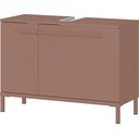 Smeđi ormarić za ispod umivaonika u mat dekoru 80x59 cm Laurino – Germania