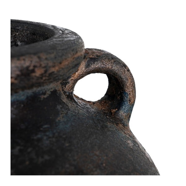 Tamno smeđa visoka vaza od terakote (visina 60 cm) Artem – Ixia-image-2