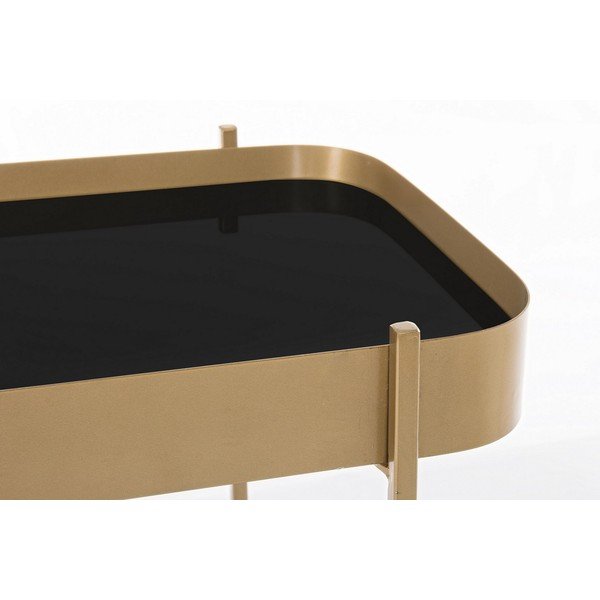 Pomoćni stol sa staklenom pločom stola u zlatnoj boji 43x120,5 cm Rashida – Bizzotto-image-3