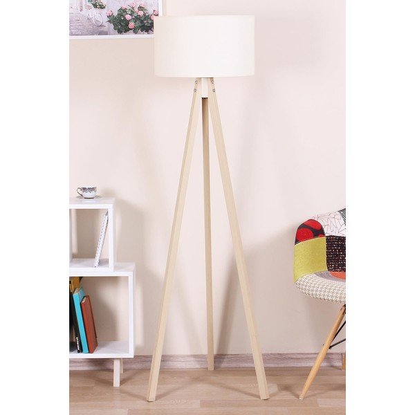 Bež-prirodna podna lampa - Magenta Home-image-1