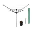 Vrtna sušilica za rublje u srebrnoj boji 50 m Lift-o-Matic Advance – Brabantia