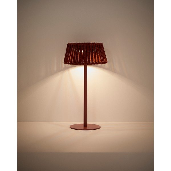 LED stolna/prijenosna vanjska svjetiljka sa solarnim panel (visina 30 cm) Aldet – Kave Home-image-2