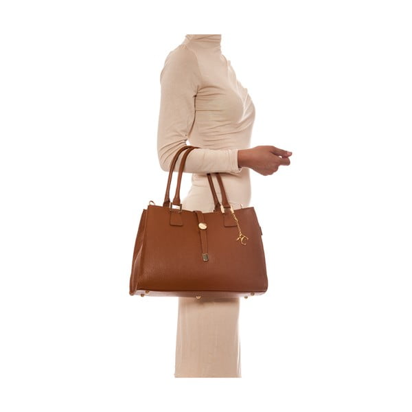 Kožna torbica Elegant 1078 Cognac-image-1