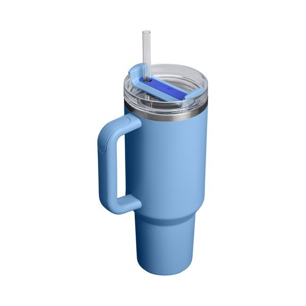 Plava termosica od nehrđajućeg čelika sa slamkom 1,18 l Quencher H2.O FlowState™ Tumbler Blue Sky – Stanley-image-2