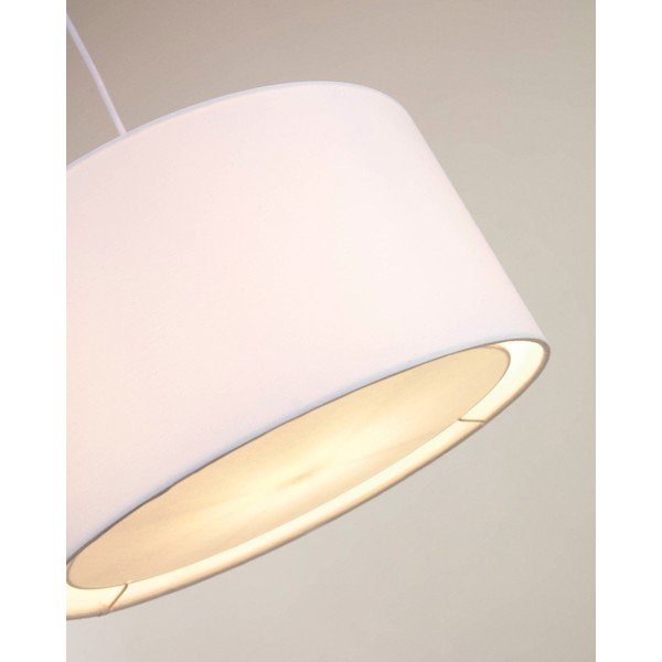 Bijelo sjenilo ø 40 cm Santana – Kave Home-image-1