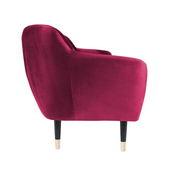 Roza kauč na crne noge Mazzini Sofas Benito, 158 cm-image-3