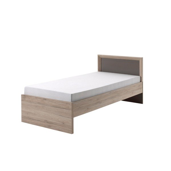 Smeđi krevet Vipack Emma, 200 x 90 cm-image-1