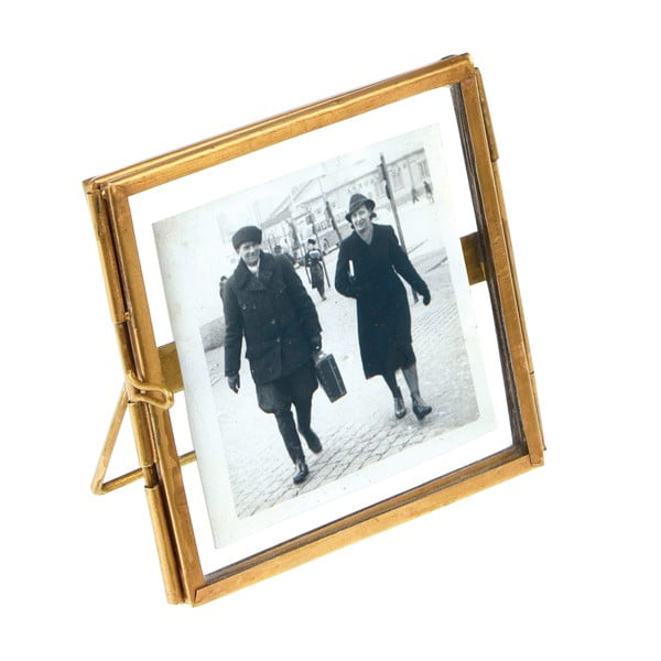 Metalni stojeći okvir u zlatnoj boji 8x8 cm – Rex London