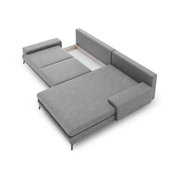 Siva kutna garnitura Windsor & Co Sofas Planet, desni kut-image-3
