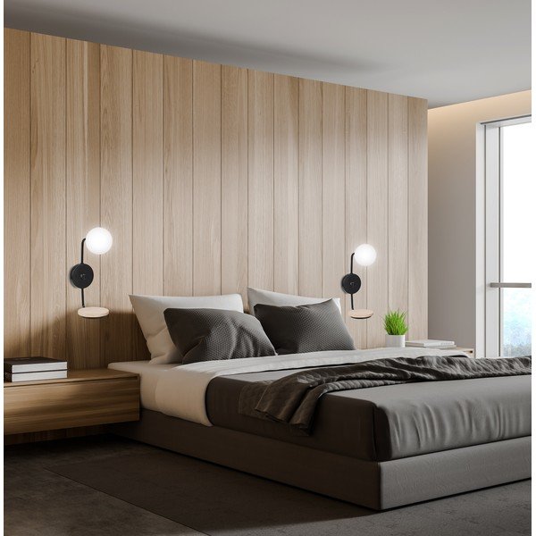 Crna zidna lampa Ponio - Candellux Lighting-image-1