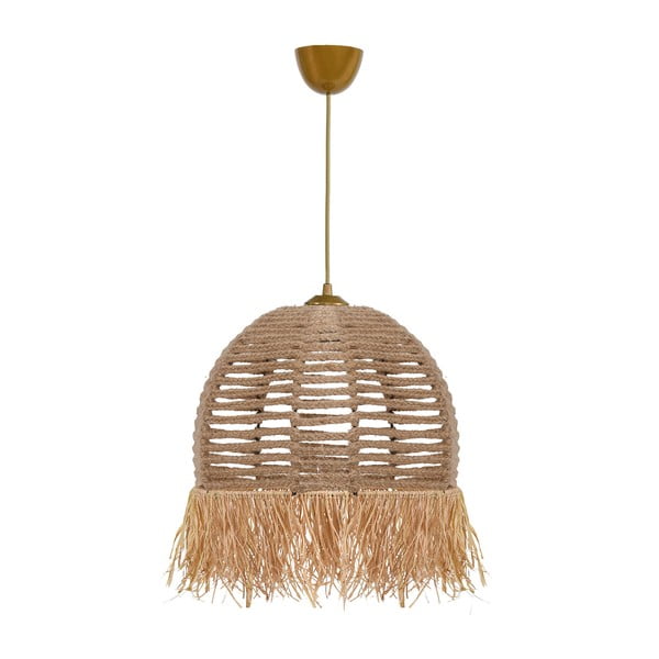 Svjetlo smeđa viseća svjetiljka ø 30 cm – Opviq lights