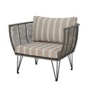 Bež podstavljena vrtna fotelja Mundo – Bloomingville