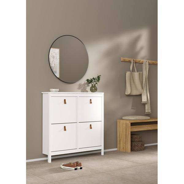 Bijeli preklopni ormarić za cipele Madrid – Tvilum-image-1