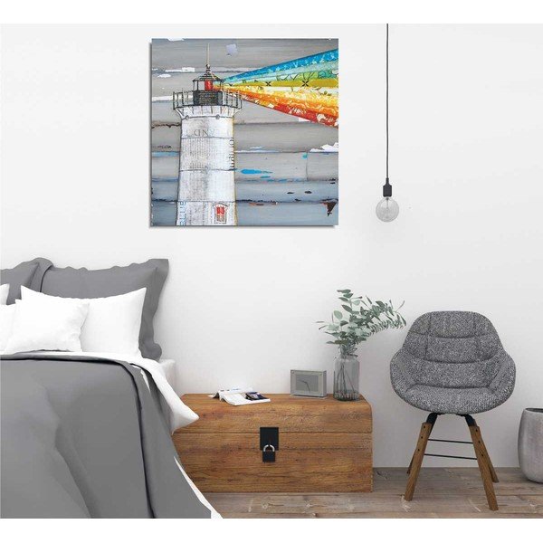 Zidna slika na platnu Lighthouse, 45 x 45 cm-image-1