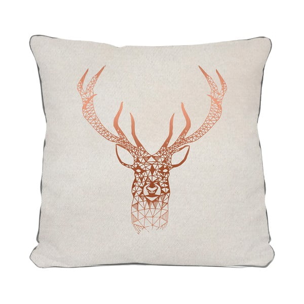 Bež jastuk Really Nice Things Deer, 45 x 45 cm