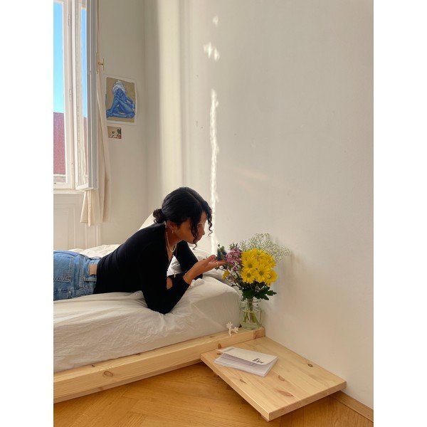 Noćni ormarići u setu 2 kom u prirodnoj boji Dock – Karup Design-image-3