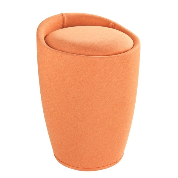 Narančasta košara za rublje i stolica u jednom Wenko Linen Looku, 20 l