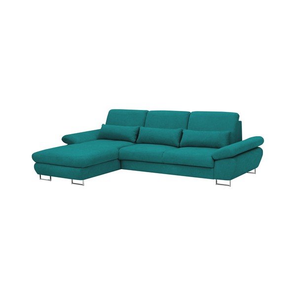 Tirkizna kauč na razvlačenje Windsor &amp; Co Sofas Pi, lijevi kut-image-1